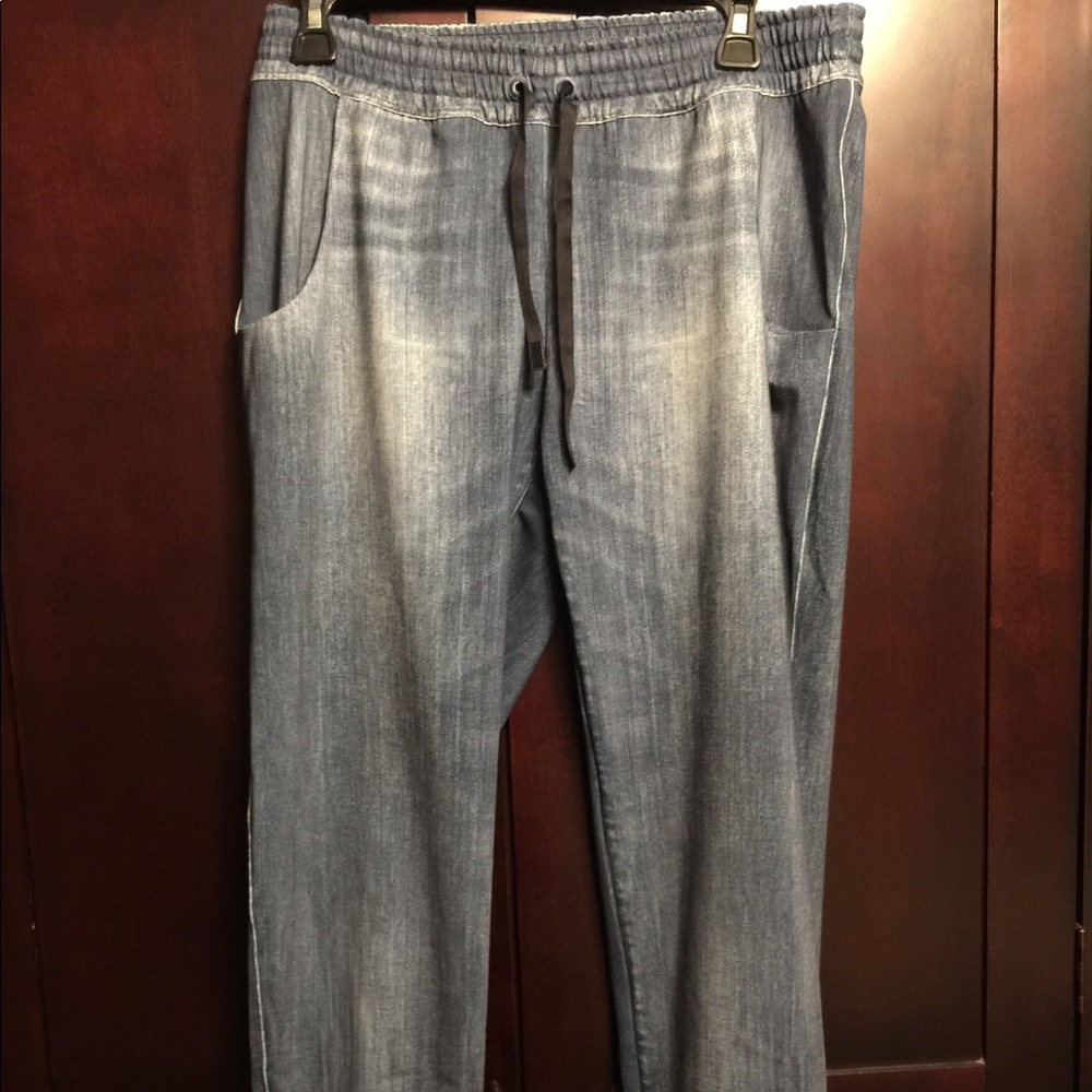 Lucy Blue Ankle Pants